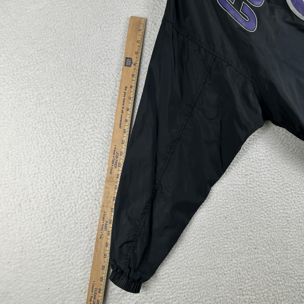 Vintage Colorado Rockies Jacket Mens Large Black MLB Baseball Apex One 90s Retro - Picture 16 of 16